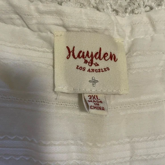 Hayden White Lace Blouse - Picture 2 of 5